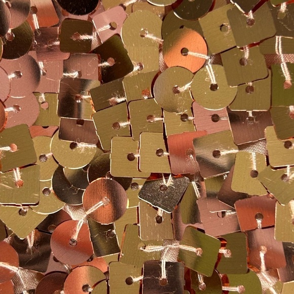 Kate Spade Rose Gold Sequin Bow Cutout Back Sleeveless Mini Dress Size 8 - Picture 16 of 16